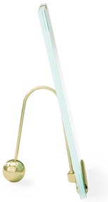 Cornice dorata in vetro verticale con sostegno 19x23 cm Flute – Umbra