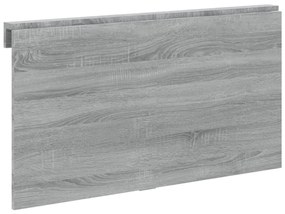 Tavolino muro pieghevole grigio sonoma 100x60x56 cm multistrato