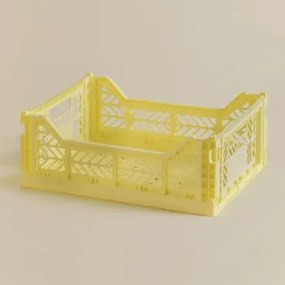 Scatola di plastica pieghevole e impilabile Doli Giallo & 40 cm - Sklum