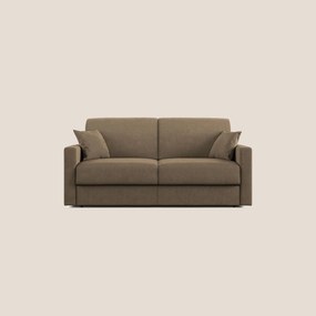 Chris Divano letto con vano porta guanciali in microfibra smacchiabile T11