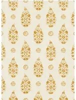 Coordonne Carta da parati Paisley - Curry