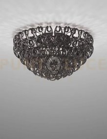 Giogali lampadadario a soffitto 80 cristallo nickel nero e cromo lu...