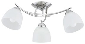 Lampadario a plafone SEVA 3xE27/15W/230V cromo lucido