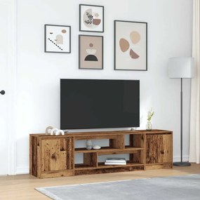 Mobile Porta Tv Legno Antico 188,5x41x50 Cm İn Truciolato /