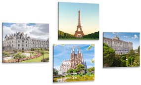 Set di quadri – Monumenti più straordinari del mondo