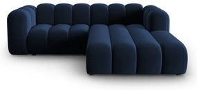 Divano angolare blu scuro ad angolo destro Lupine - Micadoni Home