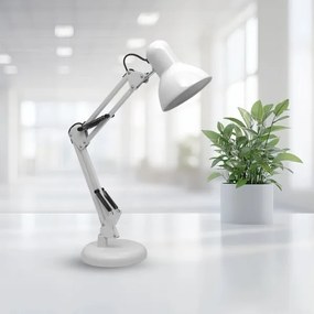 Lampada da tavolo NEXA 1xE27/60W/230V bianco