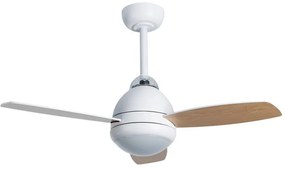 Ventilatore da soffitto Luca bianco, Ø 97 cm, CCT, dimmerabile, SULION IP20