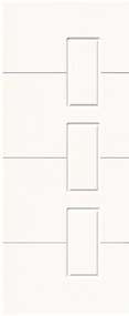 Pannello per porta d'ingresso P190 pellicolato pvc frassino bianco L 92 x H 210.5 cm, Sp 6 mm apertura destra