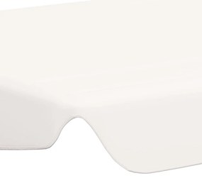 Baldacchino per Dondolo Giardino Bianco 150/130x105/70 cm