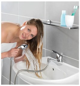 Attacco doccia per rubinetto nel lavabo - Wenko