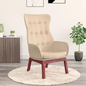 Sedia Relax Crema İn Tessuto /