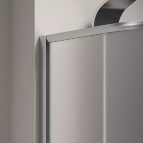 Box doccia stondato 120x90cm vetro opaco KAM-K270 - KAMALU