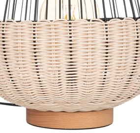 Atmosphera - Lampada da tavolo ANEA 1xE27/40W/230V rattan