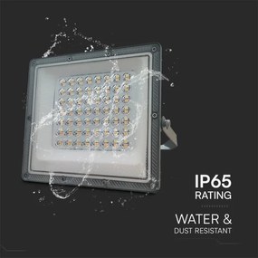 Riflettore LED LED/50W/230V IP65 3000/4000/6500K grigio