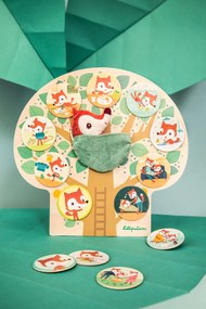 Lilliputiens - Albero educativo magnetico - La mia giornata con Alice la volpe