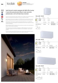 Redo 90329 - Lampada da esterno KODIAK LED/12W/230V 4000K 30 cm IP65 bianca