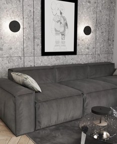 Lampada da parete in acciaio NEMO K2 da interno 2xG9