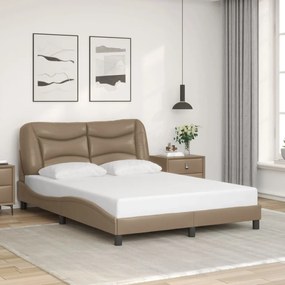 Giroletto Con Testiera Cappuccino 140x190 Cm İn Similpelle /