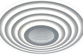 Plafoniera LED Priscilla Ø 50 cm bianco IP20 cct da bianco caldo a bianco freddo con regolazione di temperatura, 4340 lumen NOVECENTO