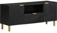 Mobile Porta TV Nero 105x33x46 cm in Legno Multistrato 4017662