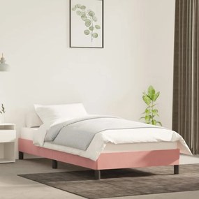 Giroletto Rosa 90x190 Cm İn Velluto /