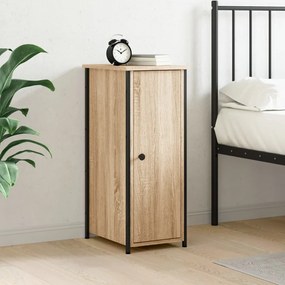 Comodino Rovere Sonoma 32x42x80 Cm İn Legno Multistrato /