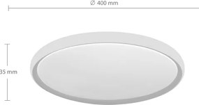Brilagi - Plafoniera LED CARLOS LED/24W/230V diam. 40 cm bianca