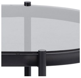 Tavolino con piano in vetro 95x50 cm Bayonne - Actona