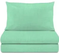 Completo letto singolo texture menta