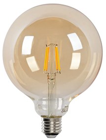 Set di 5 Lampadine LED Smart E27 G125 Oro 4.9W 470lm 1800-4000K