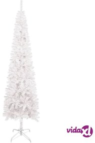 vidaXL Albero di Natale Sottile Bianco 240 cm