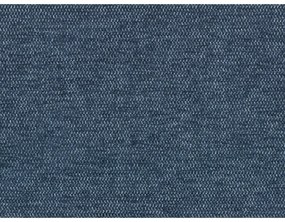 Divano angolare blu scuro allungabile/con contenitore (con penisola a destra/con chaise lounge) Linz – Cosmopolitan Design