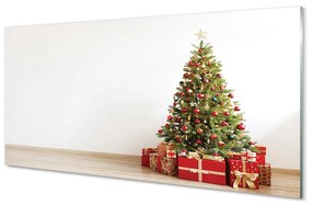 Quadro acrilico Decorazioni per regali dell'albero di Natale 100x50 cm