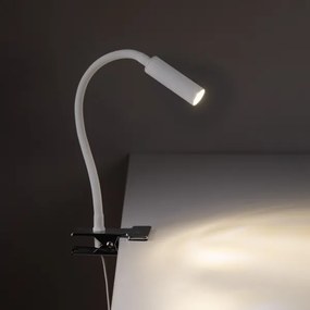 Lampada con morsetto LAGOS 1xG9/3W/230V bianco