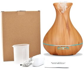 Umidificatore e ionizzatore aria LED RGB 400 ml