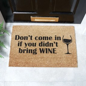 Zerbino in cocco 40x60 cm Without Wine - Artsy Doormats