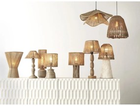 Lampada da tavolo in colore naturale (altezza 24 cm) - Geese