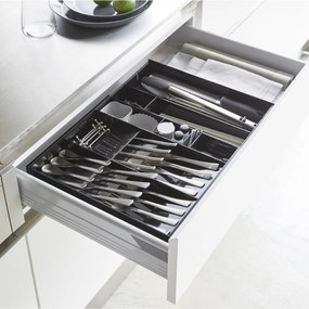 Credenza in plastica nera per cassetto 47,5 x 35 cm - YAMAZAKI