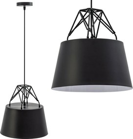 Lampada Da Soffitto Pensile Metallico Nero APP422-1CP