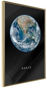 Poster  The Solar System: Earth  Cornice Quadri Cornice d'oro, Larghezza x Altezza Home decor 40x60