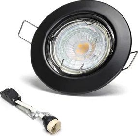 Aigostar - SET 3x faretti da incasso LED 1x GU10/4,5W/230V 3000K nero
