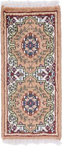 Agra Tappeto orientale 30x60 (Indian) Annodato A Mano