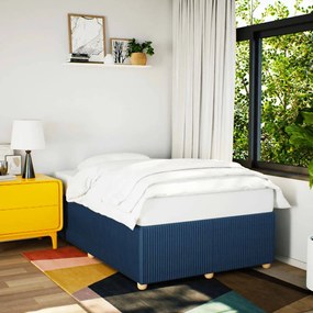 Giroletto Senza Materasso Blu 120x200 Cm İn Tessuto /