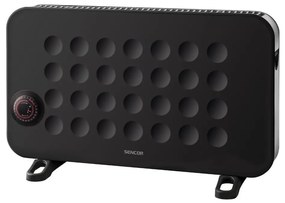 Sencor - Riscaldatore elettrico a convettore 750/1250/2000W/230V termostato IP24 nero