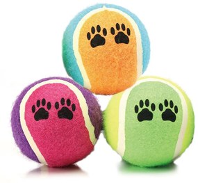 3 Pezzi Palla da Tennis Cane Giocattolo per Cani Animali Domestici