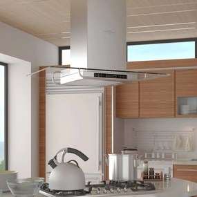 Cappa Da Cucina A Isola Con Display Lcd /