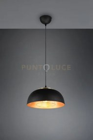 Sospensione punch   d.35cm metallo nero e oro r30811932