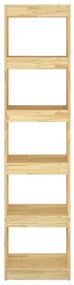 Libreria/divisorio 40x30x167,5 cm in legno massello di pino