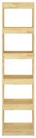 Libreria/divisorio 40x30x167,5 cm in legno massello di pino